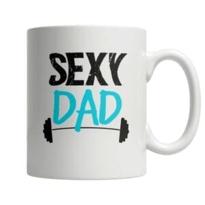 Fit Sexy Dad White Mug