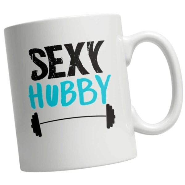 Fit Sexy Hubby White Mug - Image 2
