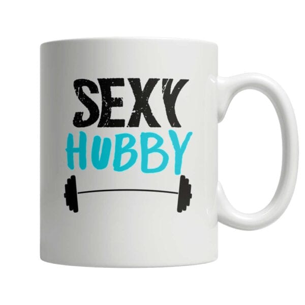Fit Sexy Hubby White Mug
